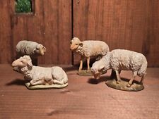 Krippenfigur 4x Schafe alt zu 15 cm PG? Künstler Krippe Berkalith? Set 2