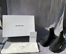 balenciaga speed Trainers Tripple Black aus Stretch-Trikot (2019).