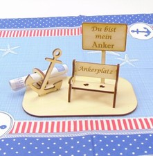Ankerplatz Geldgeschenk Anker