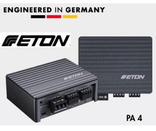 Eton PA4 4-Kanal Verstärker Mini Endstufe Amplifier 560W für Autos, Reisemobile
