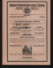 BERLIN, Werbung 1925, Chemische Fabrik AG vorm. E. Schering SATRAP Fixiersalz