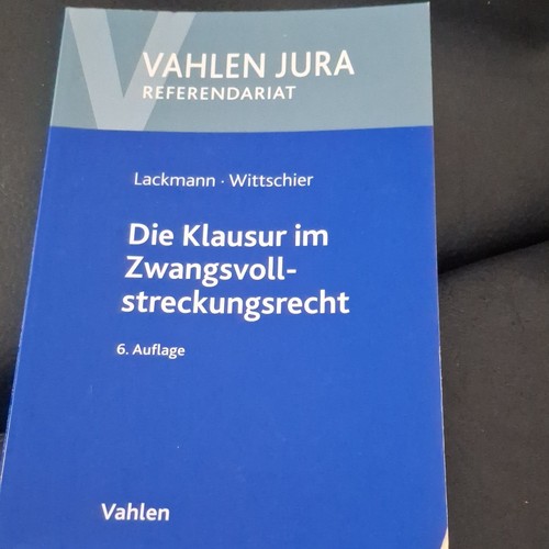 Vahlen jura referendariat die - referendariat,