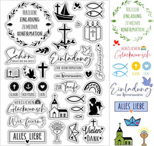 Silikon Stempel Taufe