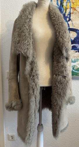 Closed lammfellmantel leder - closed,