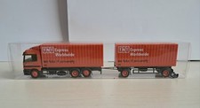 Herpa Mercedes-Benz Actros TNT Express Wechselbrücken-Hängerzug 