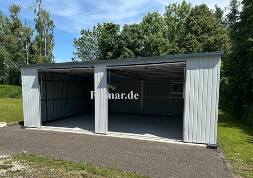 Blechgarage 6x6x2 14m - blechgarage, 6x6x2,14m