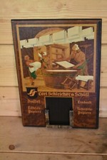 Altes Reklameschild/Dauerkalender,Holz,40er J.,Dassel(Einbeck)Filtrierpapiere