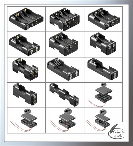 Oder aaa batteriehalter - aa,