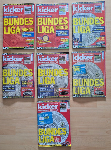 Kicker bundesliga sonderhefte - bundesliga,