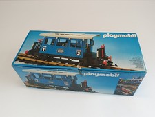 Playmobil 4100 Blaue Personenwaggon Eisenbahn in OVP Box