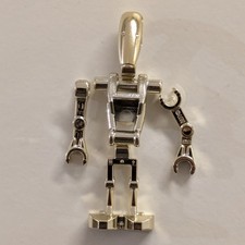Lego Star Wars Custom Chrome Battle Droid gold