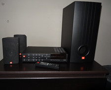 JBL Surround Processor Ampflifier  ESC 200+ Fernbedienung + 3 Lautsprecher Boxen