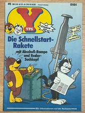 YPS Heft "OHNE" Gimmick Nr. 415 Die Schnellstart-Rakete mit Abschuß-Rampe