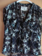 Chiffonbluse bunt in M von Barcia Jeans