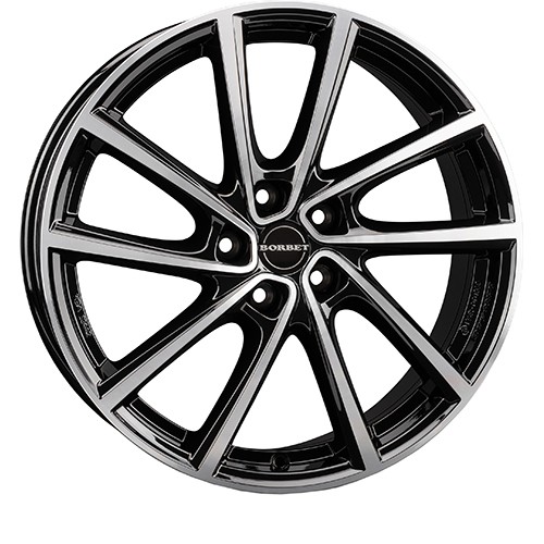 Borbet 0x19 et43 black - 4x,