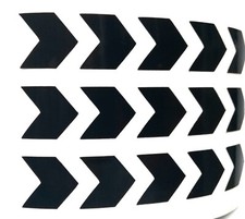 20 Pfeil Reflexfolie Aufkleber