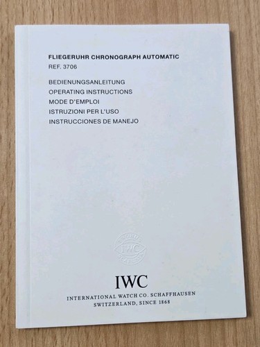 Iwc schaffhausen booklet - iwc,