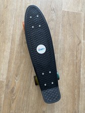 Skateboard Fun, No Rules, NEON mit Leuchtrollen bis 100 kg 