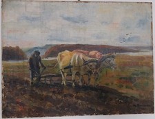 Nostalgisches Ölgemälde