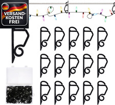 60 Stück Haken Lichterketten
