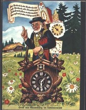 10372242 - 7540 Neuenbuerg Kuckucksuhren Verkaeufer Beruf AK