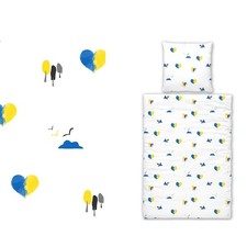 Kinder Bettwäsche  / 100% Baumwolle / 135x200 Kinderbettwäsche / Bettset