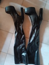 Giaro Overknee Stiefel, 43, Schwarz, Blockabsatz, Gebraucht
