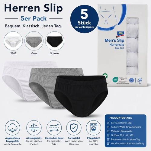 5er pack herrenslips - herrenslips,, 3