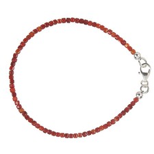 Carneol / Karneol Armband 925 Silber Armkette Z556