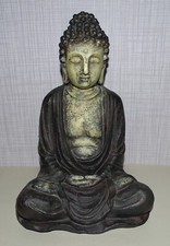 Buddha Figur sitzend Feng Shui Polyresin Gartendeko