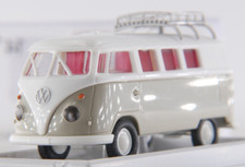 Brekina 1:87 VW A.S.S T1 T1b Bulli Camper Campingbus Weiß Grau 31547 1499 OVP