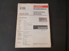 Original Service Manual Schaltplan Nordmende Norma Luxus Spectra Phonic