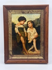 Antikes Gemälde auf Holz –
