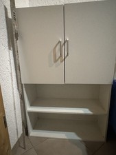 Badschrank, Neuwertig Allzweckschrank Weiß         (Nur Abholung)