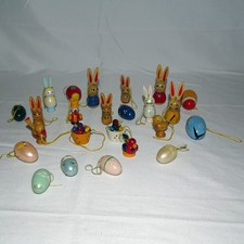 Konvolut Osterartikel Eier Sebnitz Erzgebirge Ostern Original DDR ohne OVP (802)