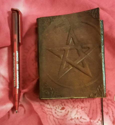 Notizbuch pentagram stern - notizbuch,
