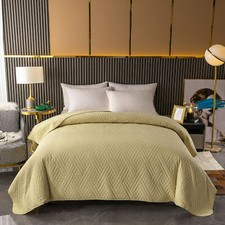 Bettüberwurf Tagesdecke Bettdecke Decke Steppdecke Prägemuster Überwurfdecke