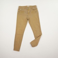 ESPRIT Damen Jeans Hose Gr. 38 senf gelb Mid Waist 5 Pocket Pants Skinny Stretch