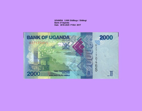 Uganda 2000 shillings unc p - ,