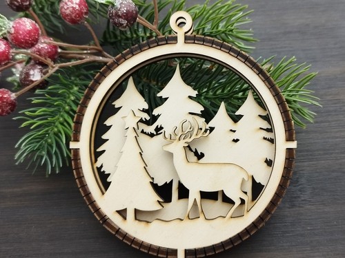 Weihnachtskugel holz - weihnachtskugel,