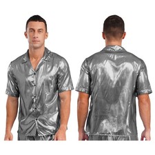 DE Herren Glitzer Metallic