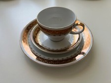 Konvolut 9x Sammeltassen Gedeck Porzellan 3-teilig, neuwertig