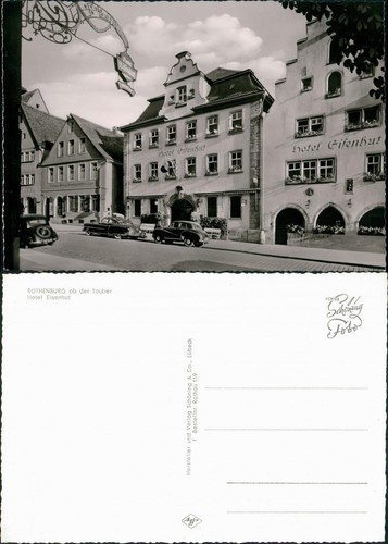 Ansichtskarte rothenburg - ansichtskarte, ob