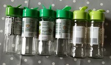 6x Gewürzgläser leer Gewürzstreuer 