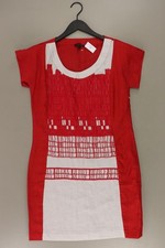 Aventures des Toiles Kurzarmkleid Kleid für Damen Gr. 38, M mit Pailletten rot