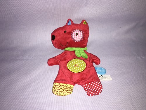 Schmusetuch nicotoy hund rot - nicotoy,