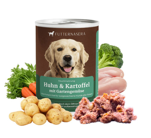 Nassfutter huhn kartoffel - huhn,