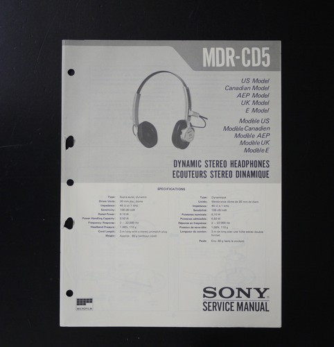 Original sony mdr cd5 - original, mdr-cd5