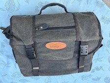 gebrauchte Fototasche KALAHARI, Leinen grau in Breite verstellbar - gebraucht