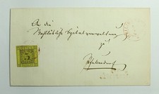 1851 Roter Nummern-Stempel
